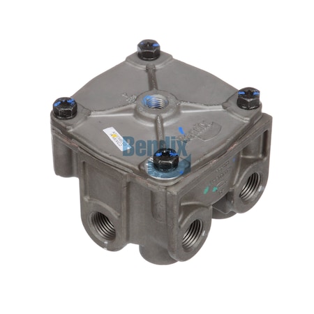 Bendix Valve, Relay, Brake, R-12, Two 2 Vertical And Horizontal Delivery Ports, 5.5 Psi, 1/2 Del Port 800483